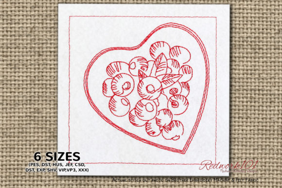 Blueberries in Heart Box: A Seasonal Embroidery Review