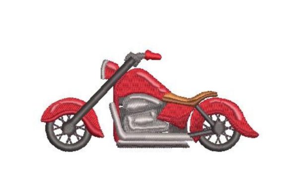 Chopper Motorcycle: A Bold Stitch for Craft Fair Success