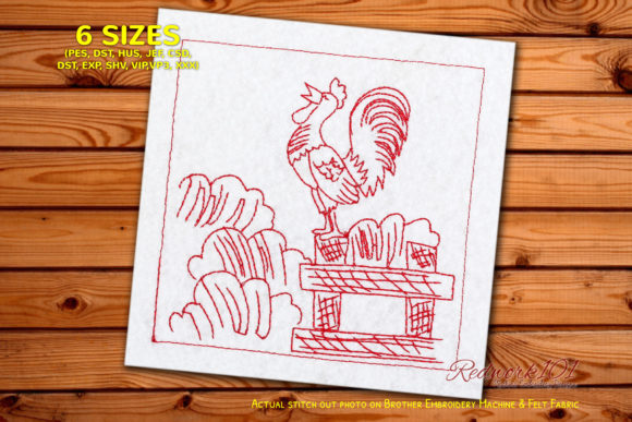 Farm Rooster on Fence: A Designer's Review for Boutique Sweatshirts