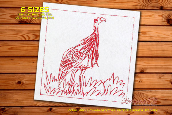 Fowl Bird in Grass: A Seasonal Embroidery Review