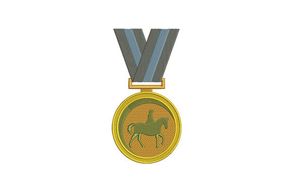 Horse Rider Medal: A Winning Design for Craft Fairs