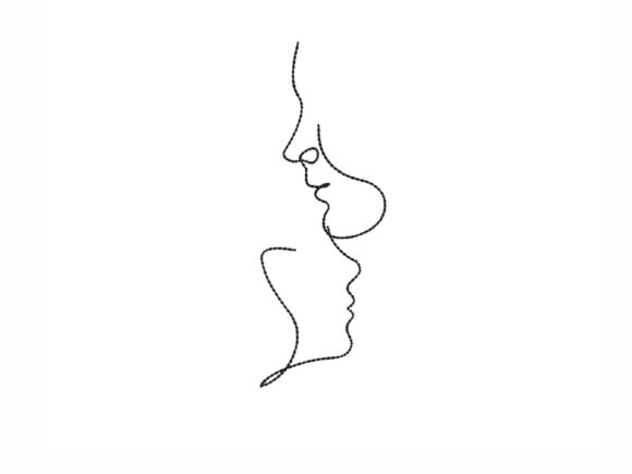 Lovers Embroidery: A Romantic Touch for Handmade Gifts