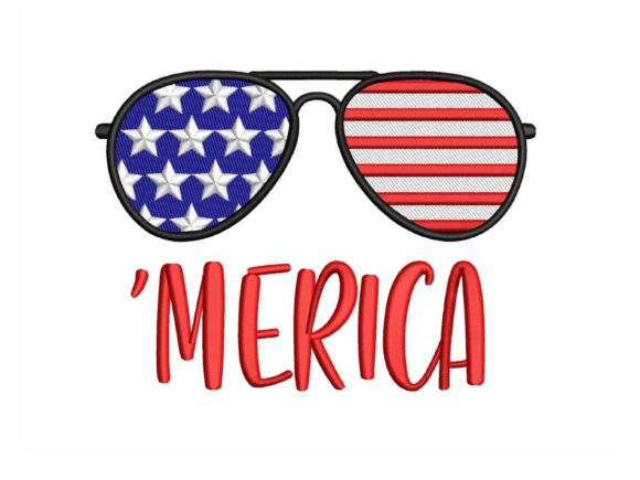 Merica Sunglasses: A Patriotic Embroidery Design Review