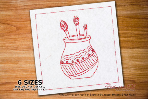 Review: Painting Brush in Holder Embroidery Design