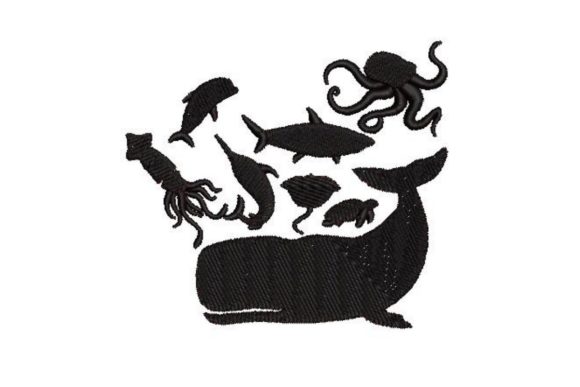 Underwater Animal Silhouettes: A Designer's Review