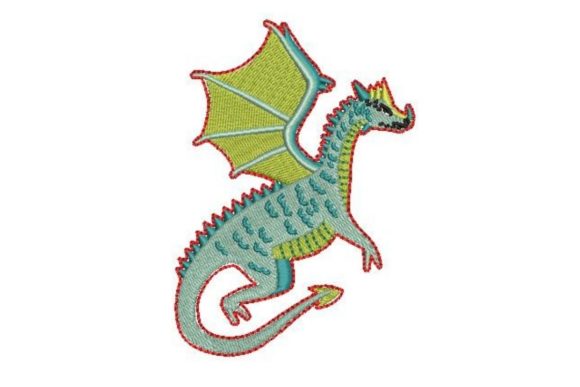 Watercolor Dragon: A Seasonal Embroidery Review